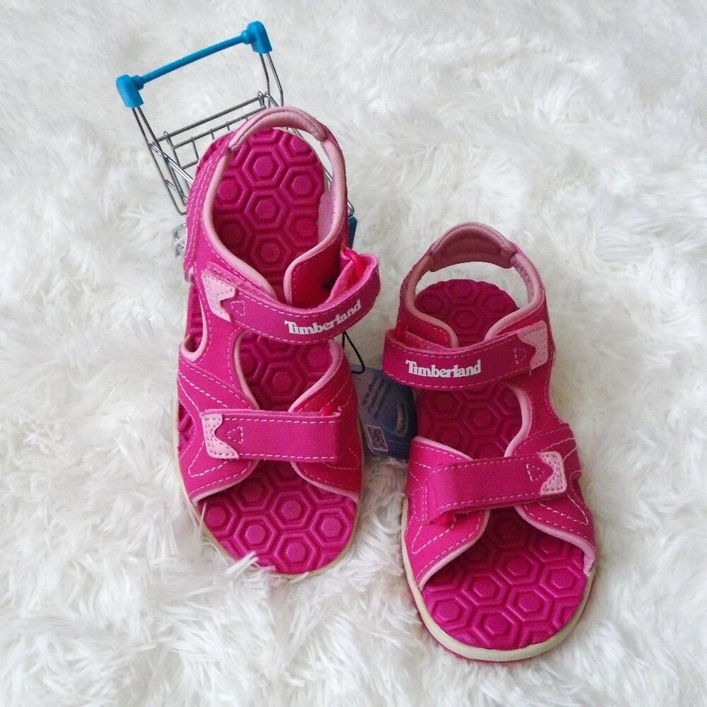Timberland Adventure Seeker Strap Sandals Pink Girls Size 4 Size 6 Toddler